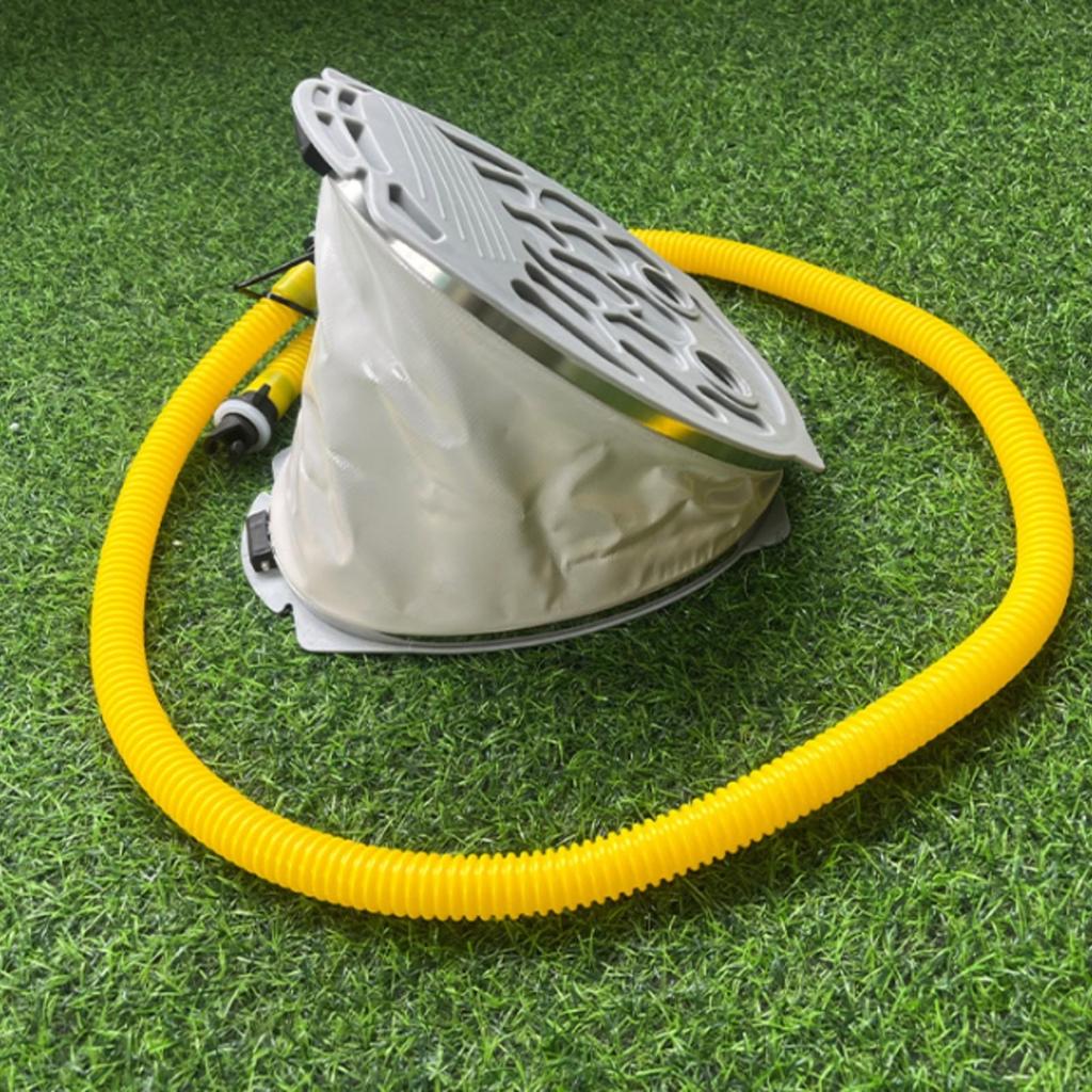 Foot-Operated Air Pump Portable Foot with Hose Compact for Boating, Outdoor