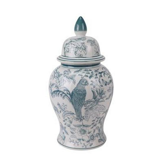 Декоративная керамическая банка из сине-белого фарфора Jingdezhen для прихожей дома
