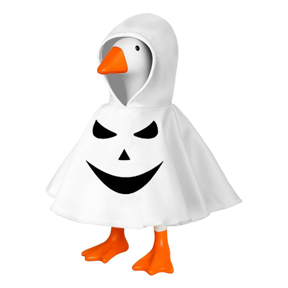 7-дюймовая толстовка с капюшоном для Хэллоуина для статуи гуся, миниатюрная одежда, толстовка для настольного гуся, декор стола