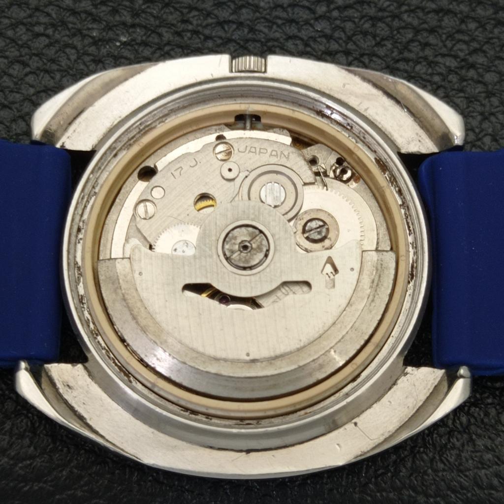 Б/У винтажные мужские часы SEIKO 5 AUTOMATIC 7006A из Японии с синим циферблатом a433675-2