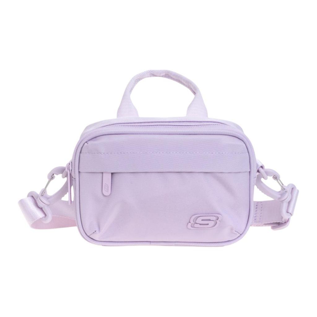 New Skechers Fabric Camera Bag, Portable Crossbody Bag, Shoulder Bag Unisex Tranquil Orchid Purple L124U068-0239