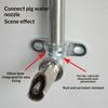 1 Set Pig Automatic Drinking Nozzle Stainless Steel Water Feeder 1/2 Threaded for Small Scale Pig Breeders