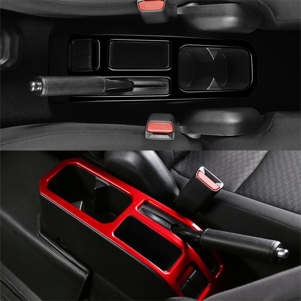 Handbrake Panel Cover For Suzuki Jimny 2018 2019 2020 2021 2022-26 3-Door Center Console Trim Interior Sticker Car Accessories