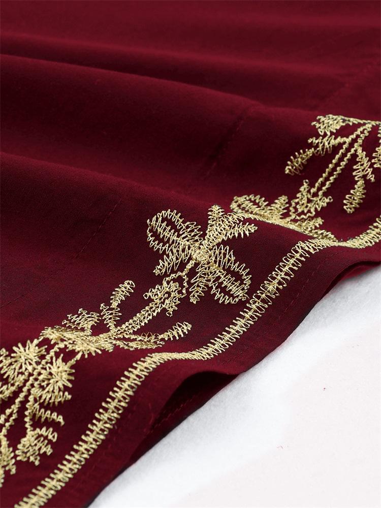 EDOLYNSA Шикарный сексуальный халат-кафтан с золотой вышивкой и v-образным вырезом больших размеров, 2024, женские уютные наряды для отпуска, пляжное платье, купальник, накидка Q1667