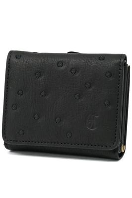 Кошелек тройного сложения из натуральной кожи Credolan, женский, черный, CR-CL3891-BK