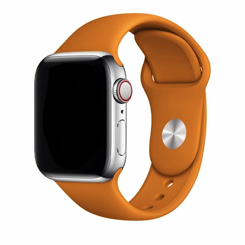 Silicone Strap For Apple Watch Band 44mm 49mm 45mm 41mm 40mm 42mm 38mm Bracelet Iwatch Series 9 7 Se 3 4 5 6 8 Ultra2 Band
