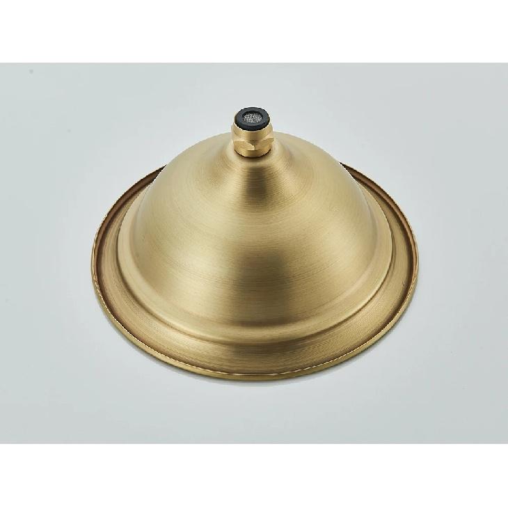 Bathroom 8 inch Antique Brass Shower Head Bath Rainfall Shower Faucet Head Bathroom Accessories Solid Brass