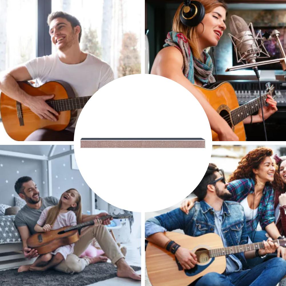 Брус для выравнивания ладов гитары с наждачными бумагами, шлифовальный блок, напильник-уровень, выравниватель для бас-гитары для ремонта, полировки и обслуживания гитары