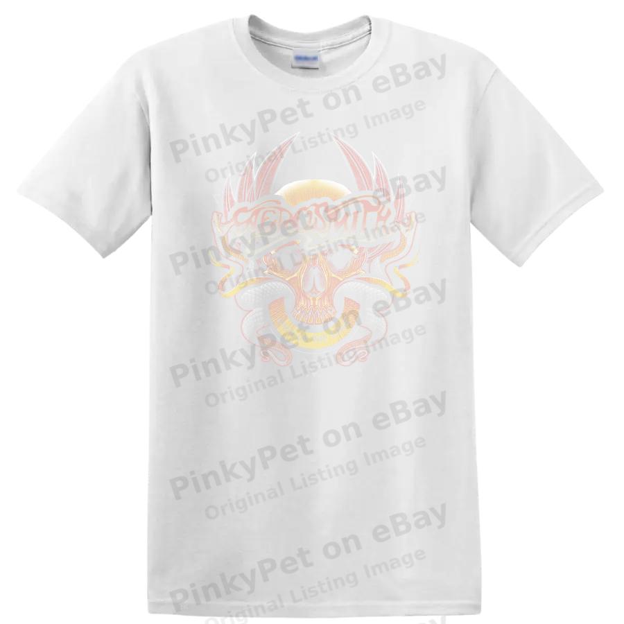 Skull Graphic T Shirt Retro Design w/ Wings Vintage Style Tee
