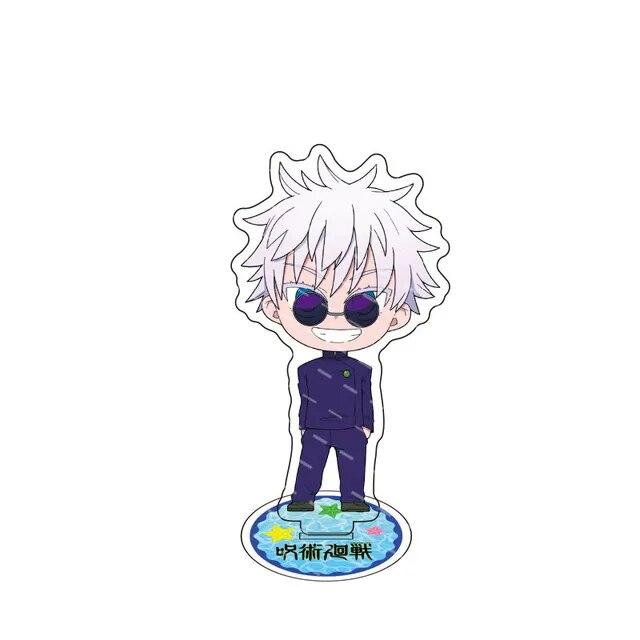 Аниме дзюдзюцу кайсен мини-фигурка на акриловой подставке Itadori Yuji Fushiguro Megumi Gojo Satoru Ryomen Sukuna модель настольный декор стоя