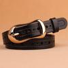 Women's Genuine Leather Casual Pin Buckle Belt - Versatile Korean Cowhide Waist Seal