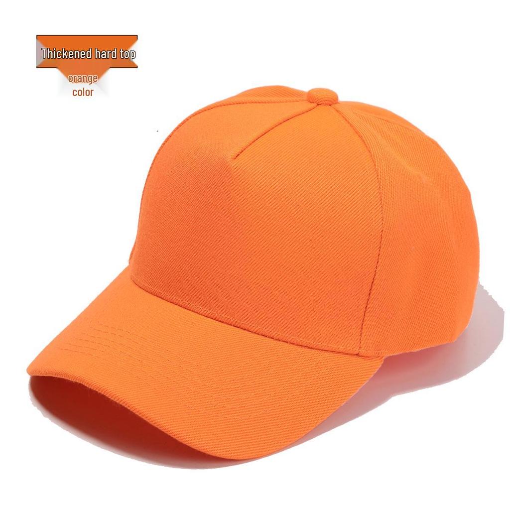 Five-Panel Wool Baseball Cap with Hard Top and Sunshade