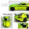 Масштаб 1/36, гоночный автомобиль Benz AMG GT из сплава, литая под давлением модель игрушечного моделирования, модели транспортных средств с откатным механизмом, игрушки для детской коллекции, подарки