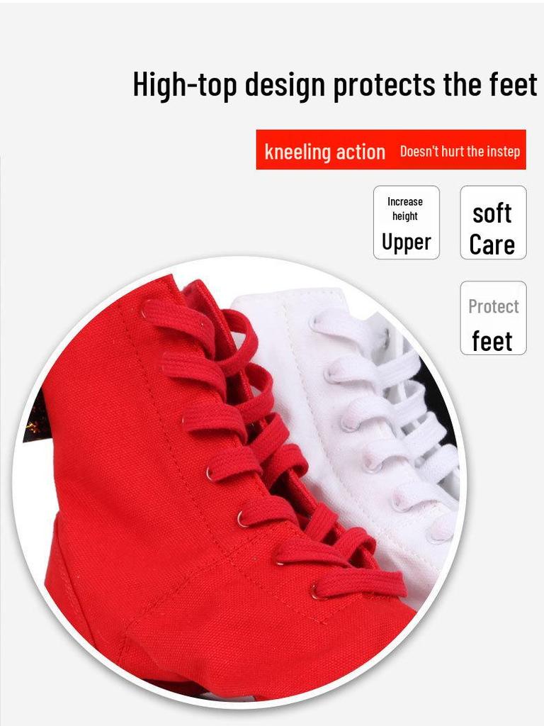 Черные парусиновые балетки и джазовки с высоким верхом и мягкой подошвой для мужчин и женщин