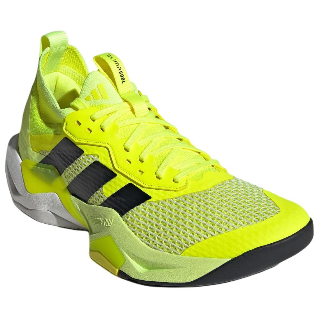 adidas Rapidmove Adv 2 Кроссовки для тренировок Молниеносный изгиб Удобная посадка Нескользящая прочная подошва Тренировочные кроссовки Мужские кроссовки Желтый Черный JQ3940
