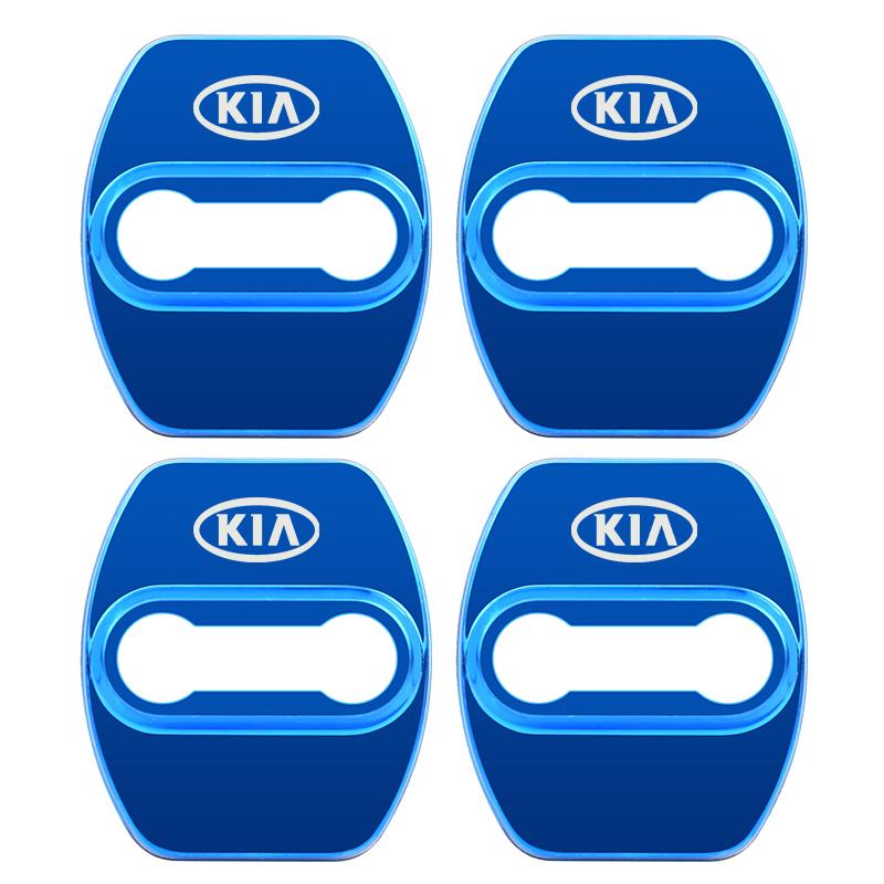 4 шт. 3 типа Для Kia Rio Ceed Sportage Cerato Soul Наклейка на крышку замка двери автомобиля Металлический значок Наклейка Автомобильный стайлинг дверей