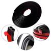 5/8/10 Meters B Type Car Door Seal Strips Noise Insulation Windproof Weatherstrip Rubber Seals Sticker Auto Interior Accessories