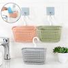 Главная и кухня Подвесная пластиковая полка для ванной комнаты Контейнер для хранения Корзина для раковины