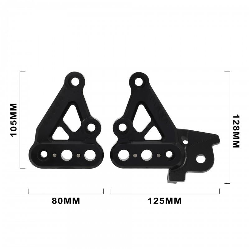 Aluminum Footpeg Relocation Bracket Talaria MX3 MX4 Motorcycle Aftermarket Upgrade
