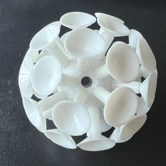 9CM 3D Suction Cup Ball Anxiety Stress Relief TPR Sticky Ball Toss Game