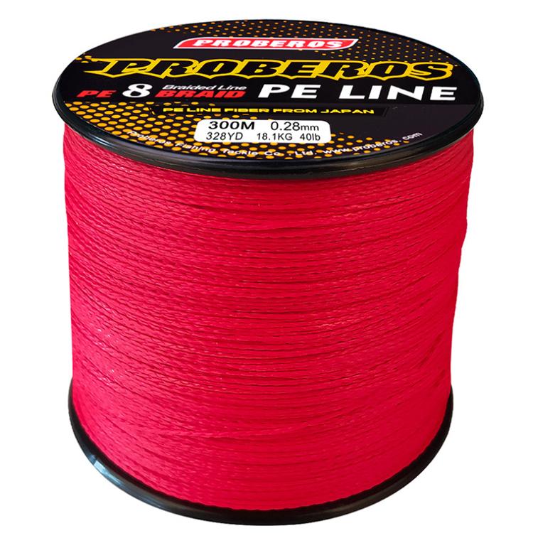 Proberos rainbow Saltwater Fishing Gear for Sale 8 Strands300M PE Braided Fishing Line