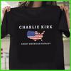 RIP Charlie Kirk Tribute Shirt - Great American Patriot Tshirt