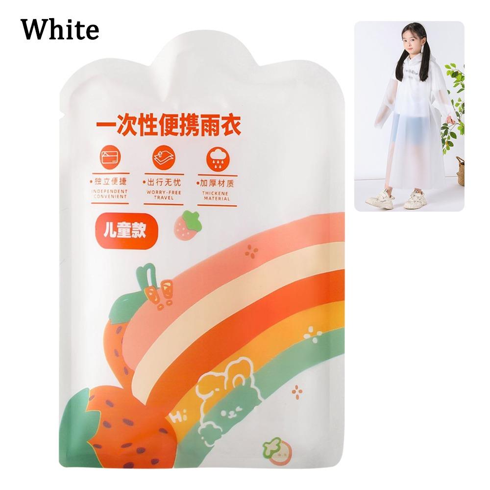 Упаковка-карточка Детский дождевик Вакуумная компрессия Цельный дождевик Многоразовый пончо Дети