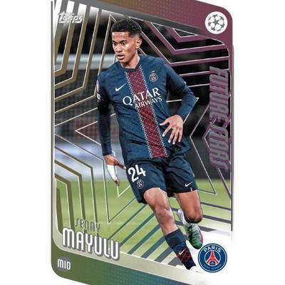 2026 Topps UEFA Япония Издание Футбольная Hobby Box Японская Версия Запечатанная на Фабрике