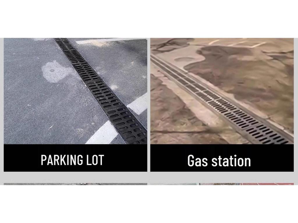 Cast Iron Manhole & Drainage Grate for Sewer/Rainwater Ditch or Courtyard.