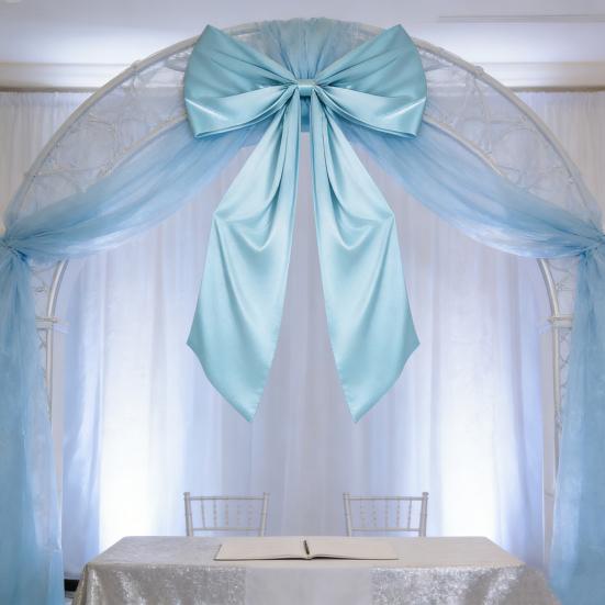 Галстук-бабочка Гладкий сатин Большой бант Декор Праздничное украшение Вечеринка Гостиная Спальня Сад