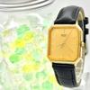 [Новая батарея] Мужские часы SEIKO Золотые Восьмиугольник 6531-5100 510209 Новый ремешок