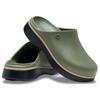 Crocs Спортивные уличные повседневные закрытые шлепанцы из ЭВА женские шлепанцы Цвет хаки-зеленый 214273-3DE