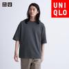 Uniqlo Футболка свободного кроя Airism CoTTon с круглым вырезом, часть 5 