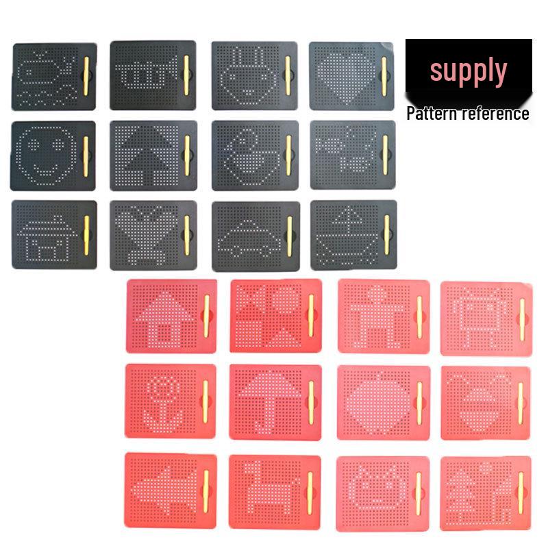 Детская магнитная доска для рисования с бусинами и стальными шариками для раннего обучения и развития