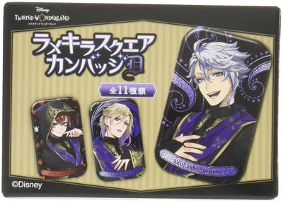 Disney Twisted Wonderland Блестящий квадратный значок D BOX Продукт
