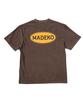 Футболка с логотипом Madeko Signature_Цвет стираный коричневый