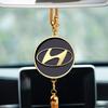 Car Rearview Mirror Pendant Auto Interior Emblem Ornament Accessorie For Hyundai Accent Elantra Wagon Tucson Santafe i20 i30 i40 RR66