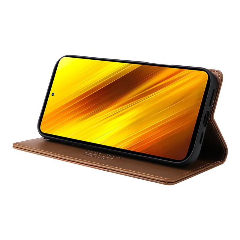 Магнитный кошелек Противоугонный кожаный чехол для Xiaomi Poco X3 NFC M3 F3 PocoX3 Pro F3Pro Чехол Картхолдер Книжка Флип-чехол для телефона