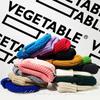 VEGETABLE TABLE Унисекс Большая Вязаная Шапка-Бини Однотонная с Крупной Резинкой Серая