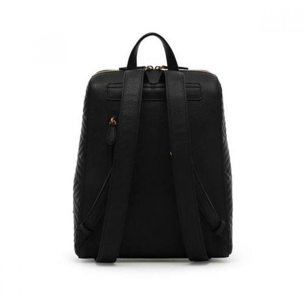 Daks Black Cutting Dd Logo Quilting Leather Backpack Dcba9e369bk