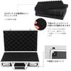 Rxakudedo Attache Case, Aluminum Case with Password Entry, Black, 36cm Long X 10cm Wide X 25cm High (Perfect for Commuting)
