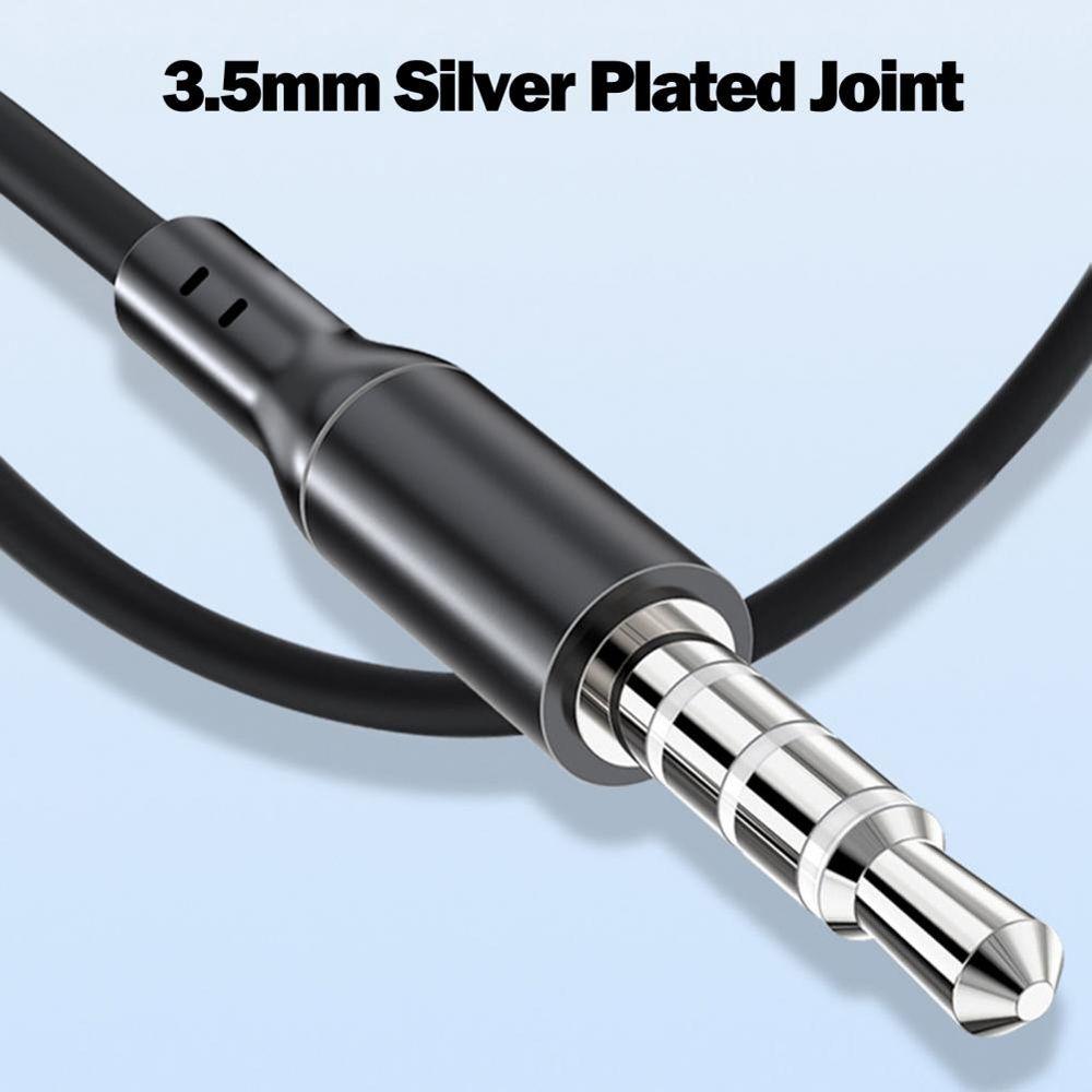 Jack With Microphone Anti Noise In-Ear Earbuds In-Ear Earphones Bass Earphones ASMR Sleep Headste