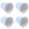 4Pcs Set Imitation Porcelain Water Cup Originality Beverage Mug for Home School Restaurant