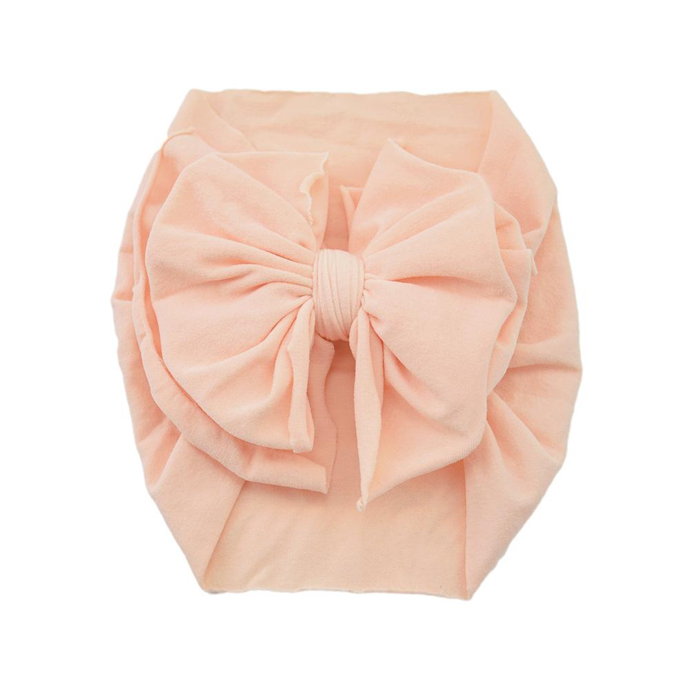 Детские аксессуары для волос, нейлоновая детская повязка на голову с большим бантом, супер мягкая широкая повязка на голову, детские чулки, повязка на голову