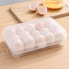 Plastic Egg Storage Box 15 Grid Egg Dispenser High Quality Egg Organiser Tray  Kitchen