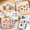 3D Little Rabbit Cartoon Stickers - DIY Embossed Journal Decoration for Kids