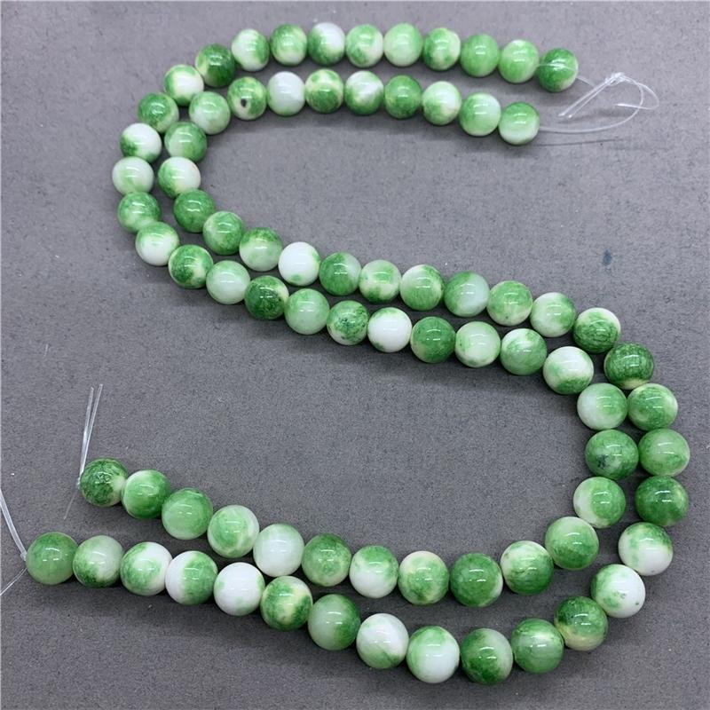 4 цвета, синий, зеленый, желтый, красный, персидский халцедон, 6/8/10 мм, свободные бусины