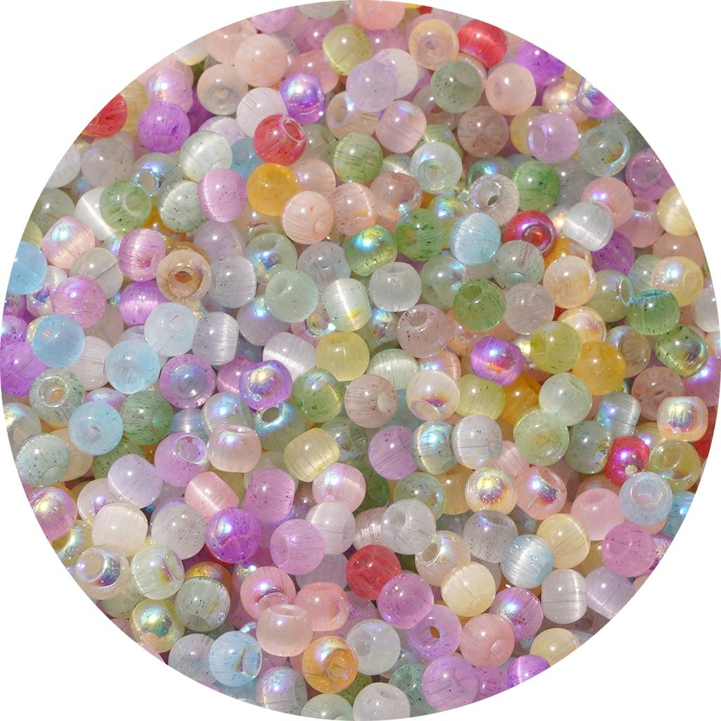 150 шт. высококачественных стеклянных бусин кошачий глаз, разбросанные бусины для самостоятельного изготовления браслетов, ожерелий и ювелирных изделий