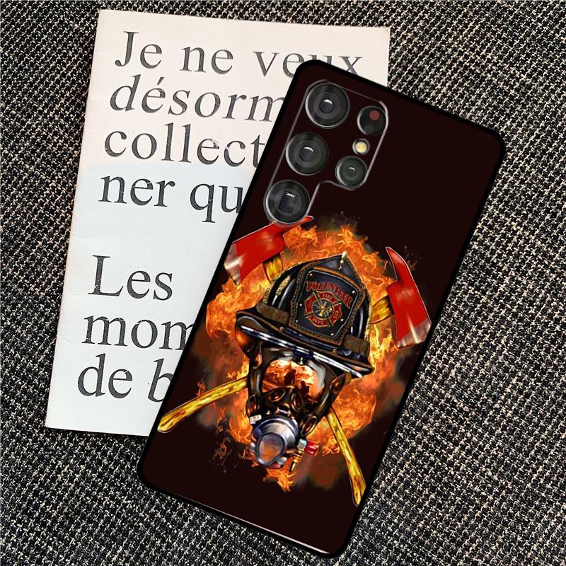 Чехол для телефона Firefighter Heroes Fireman для Samsung Galaxy S24 Ultra S22 S23 Plus S20 S21 FE S8 S9 S10 Note 10 20 Ultra