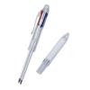 Four-color Gel Pen Transparent Rod Roller Ball Pen New Multi-color Writing Pen  School Office